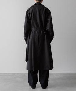 ssstein / シュタイン】OVERSIZED DOUBLE BREASTED COAT - DARK