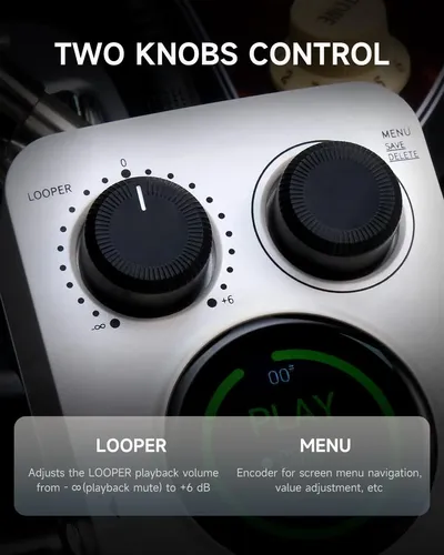 Mooer Gl100 Looper Pedal Drum Machine, 2 Em 1 Drum Looper Gu