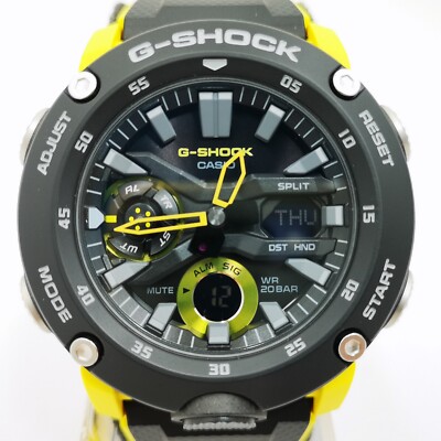 CASIO G-SHOCK GA-2000-1A9JF Black Yellow Carbon Core Guard Men