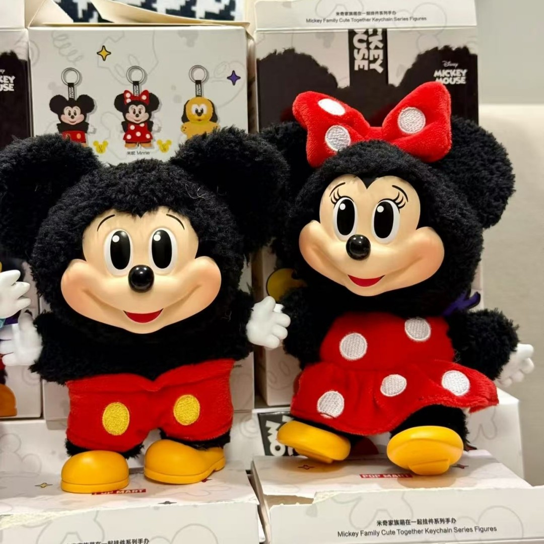 Mickey Family Cute Together Series Plush Pendant Toy Blind Box