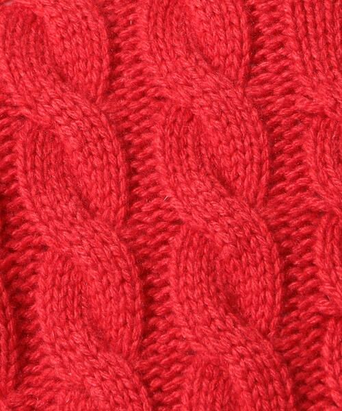 セール】 イタリアンカシミヤ ケーブルクルーネックニット （ニット