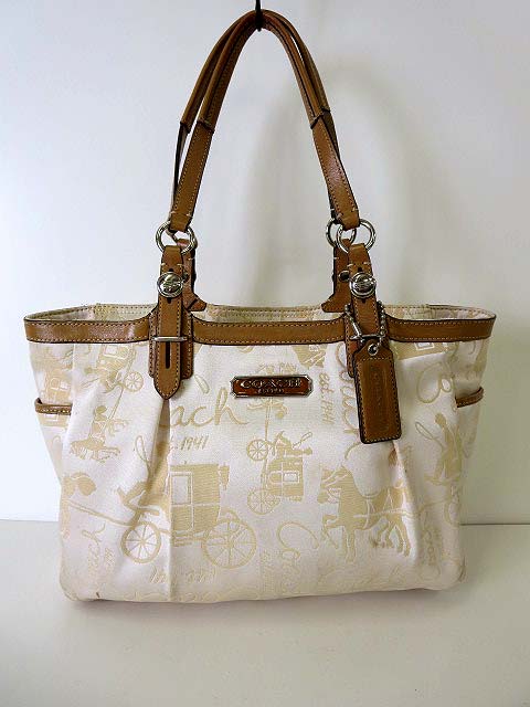 コーチ COACH バッグ ショルダーバッグ トートバッグ キャンバス 馬車