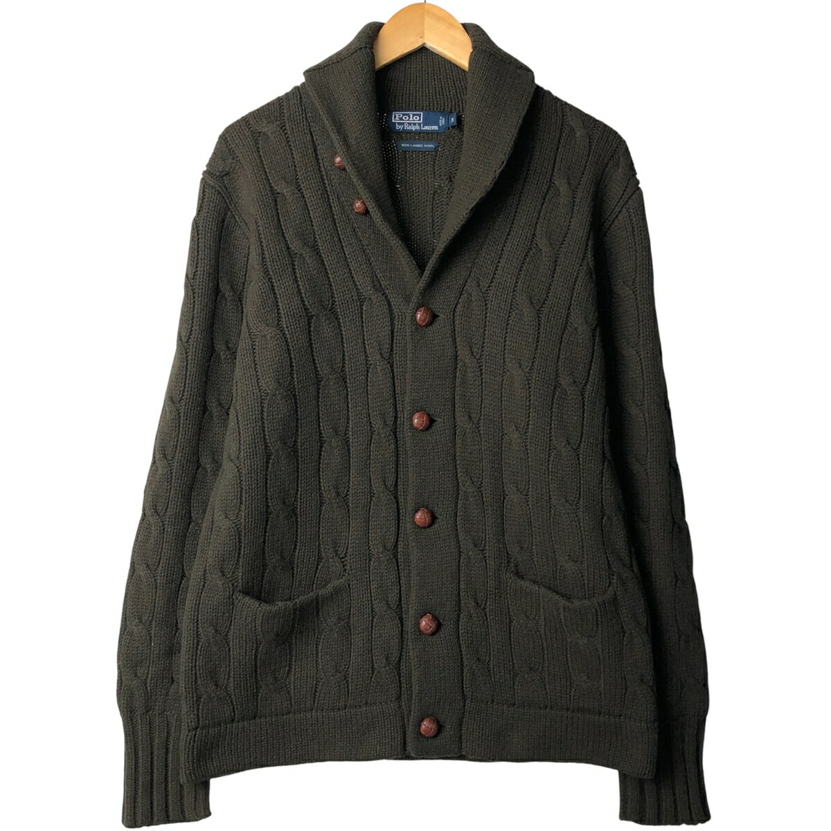 古着 ラルフローレン Ralph Lauren POLO by Ralph Lauren ケーブル編み