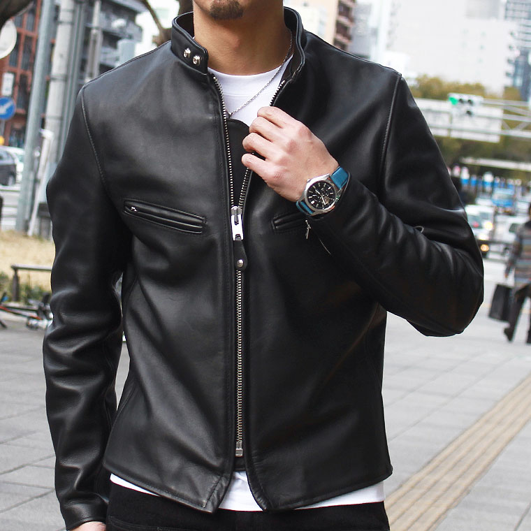 Schott 641XXH 馬革シングルライダース サイズ36 ブラック 楽天市場