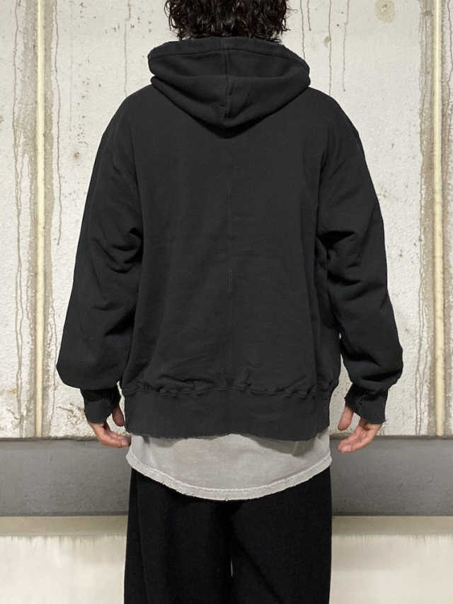 ANCELLM ZIP UP HOODIE BLACK 2025AW 通販ページ octavia[オクタヴィア]