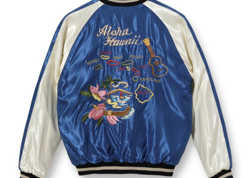 テーラー東洋スカジャン ACETATE SOUVENIR JACKET“EAGLE & DR