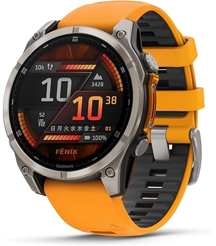 Amazon | GARMIN QuickFit F6 22mm Chestnut Leather 010-12863-15