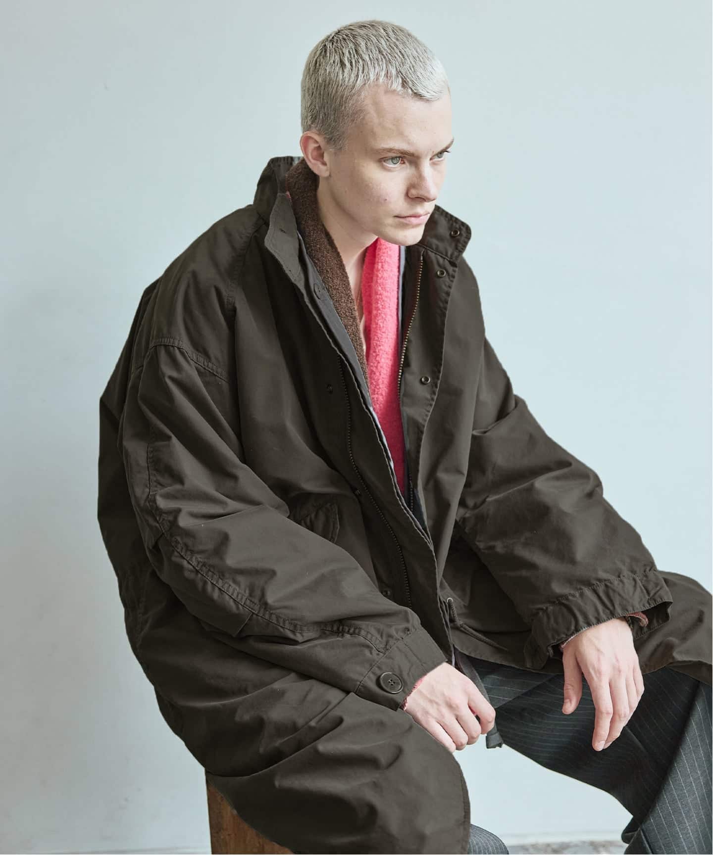 M65 フィッシュテールパーカー ガーメント ダイ / ライナー付き