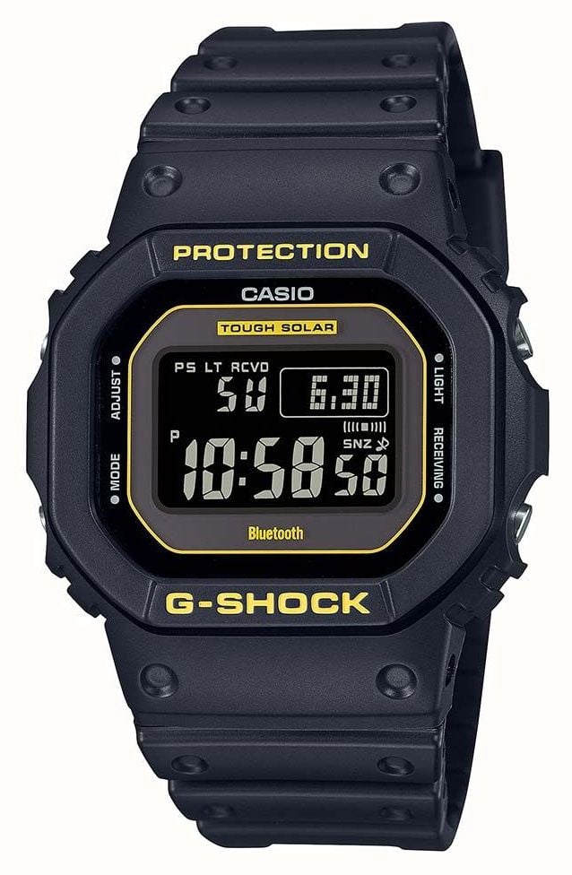 Casio G-Shock 'Caution Yellow' Tough Solar Multi-Band 6 Black