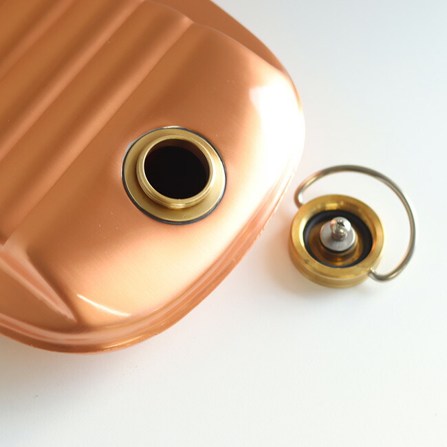 新光堂 純銅湯たんぽ 袋付 小 1.2L S-9395S[湯たんぽ 純銅製 銅 銅製