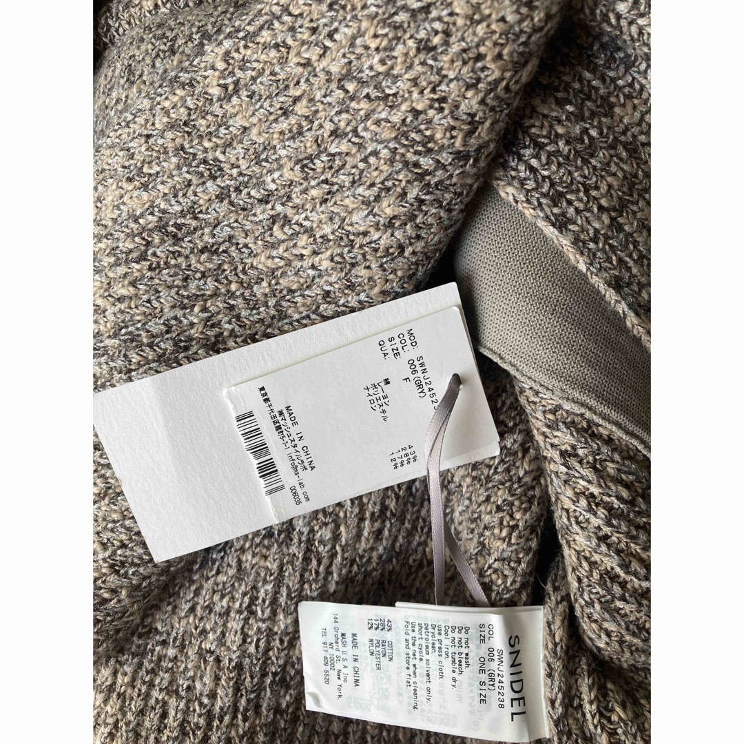 SNIDEL - ミニニットワンピース& ニットジャケットの通販 by rucaの