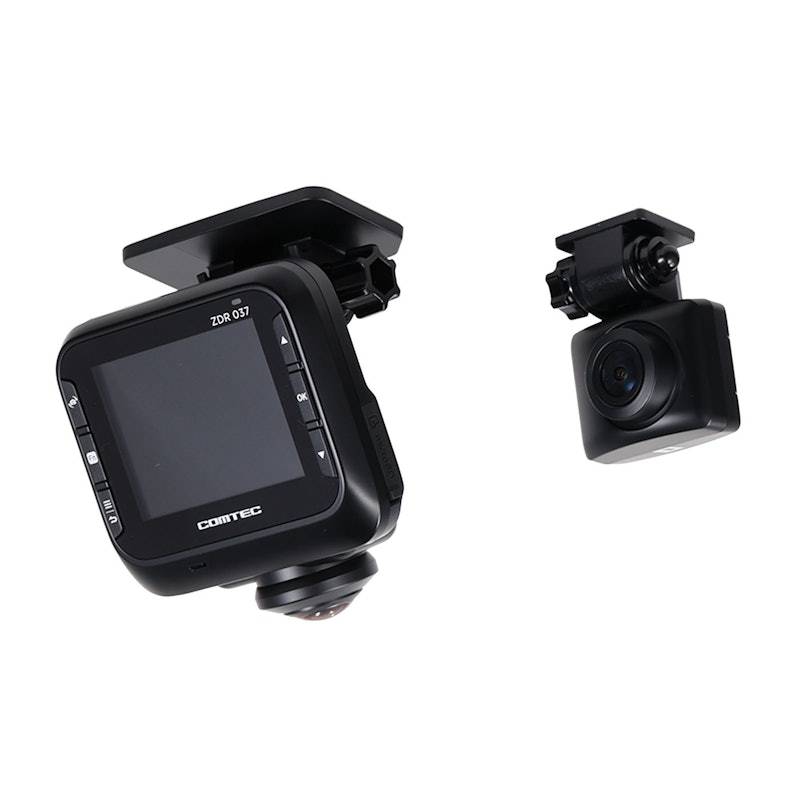 コムテック 前後2カメラドライブレコーダー ZDR037をレビュー