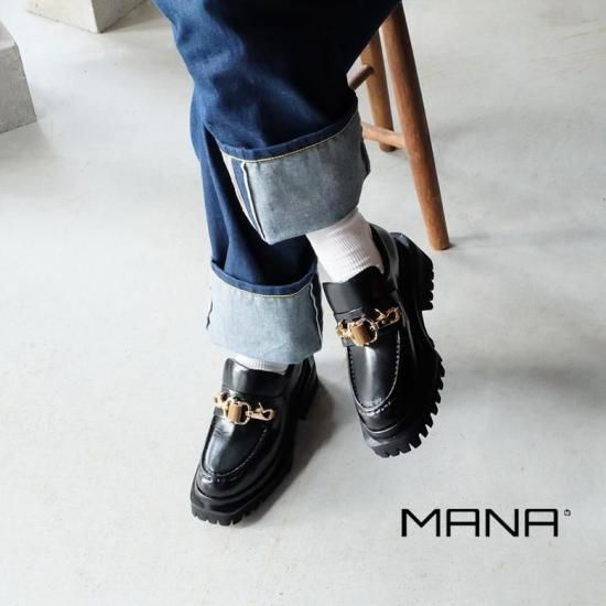 MANA マナ ダブルフックローファー （mana551206）