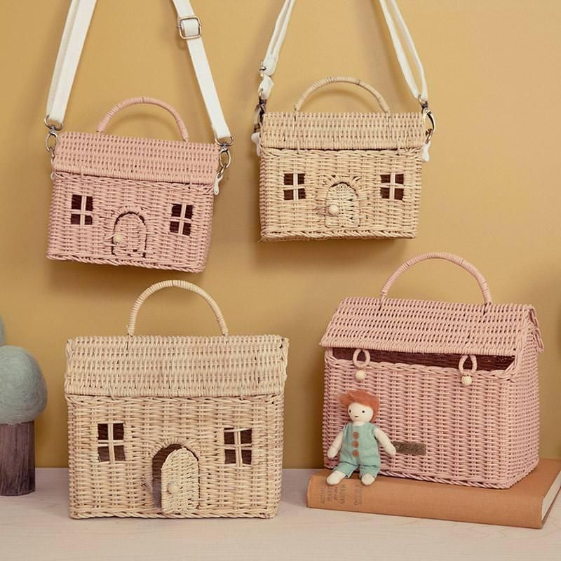 Olli Ella RATTAN CASA CLUTCH STRAW オリエラ ラタン製カーサクラッチ