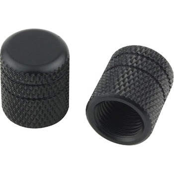 000801-06 エアーバルブキャップ 黒 POSH Faith 1セット(2個) 000801