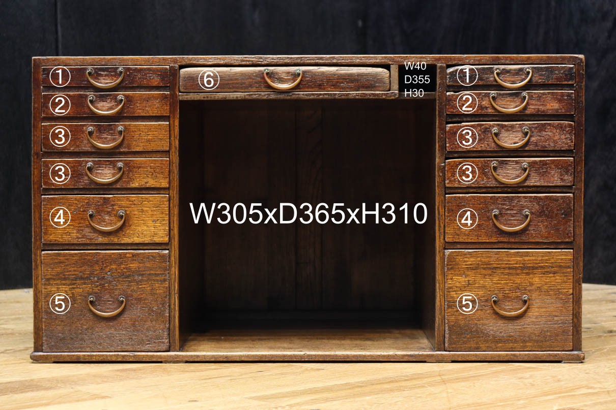 味わい深い面持ちの両袖タイプの彫金机 BB3325 – 古福庵 [ KOFUKUAN