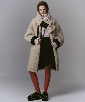 SALE】Reversible Faux Mouton Coat