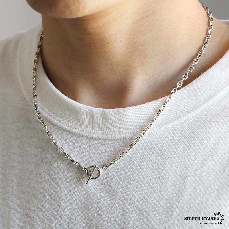 シルバー925 アンカーチェーンネックレス [ns227-ns171] | ネックレス