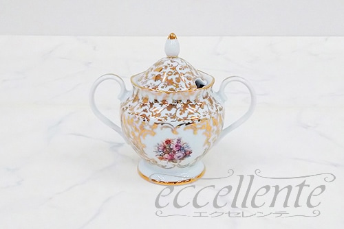 イタリア製クリーマー＆シュガーポットセット Gold｜CL-CRSB280G