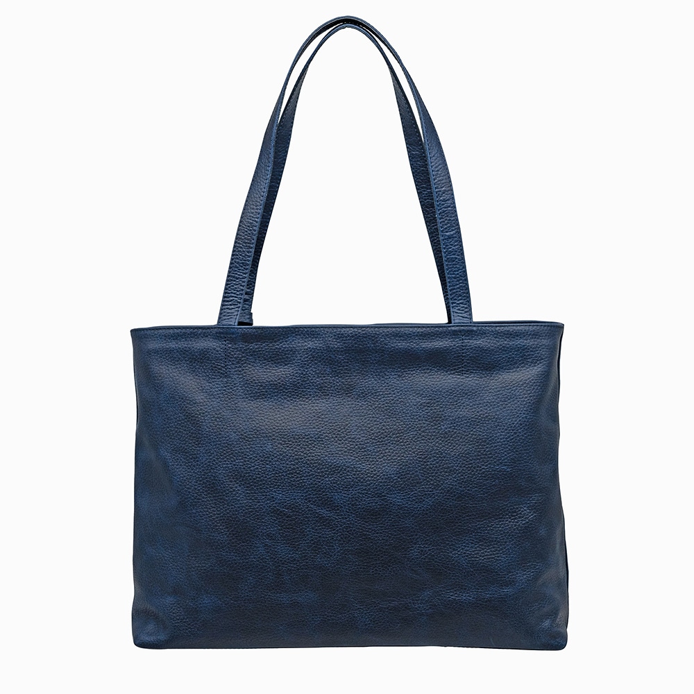 レザートートバッグメンズ 本革 ビジネス 鞄 通勤 スーツ LONDON NAVY