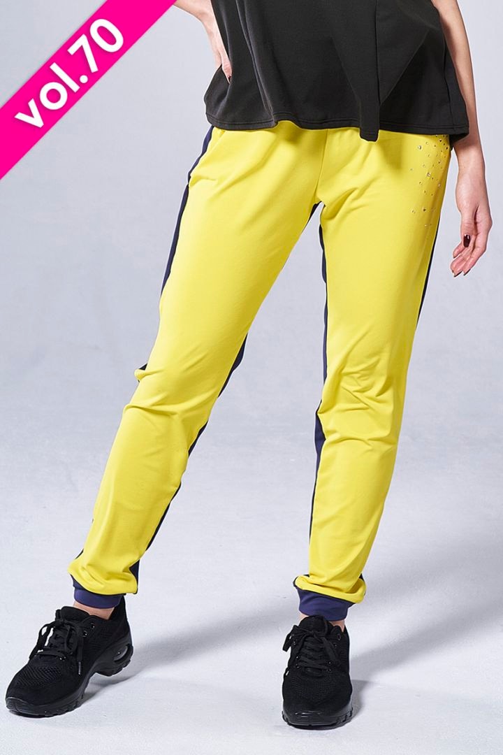 フィットネスウェア | アスレジャーパンツ＊イエロー 【フリー】 [Vol