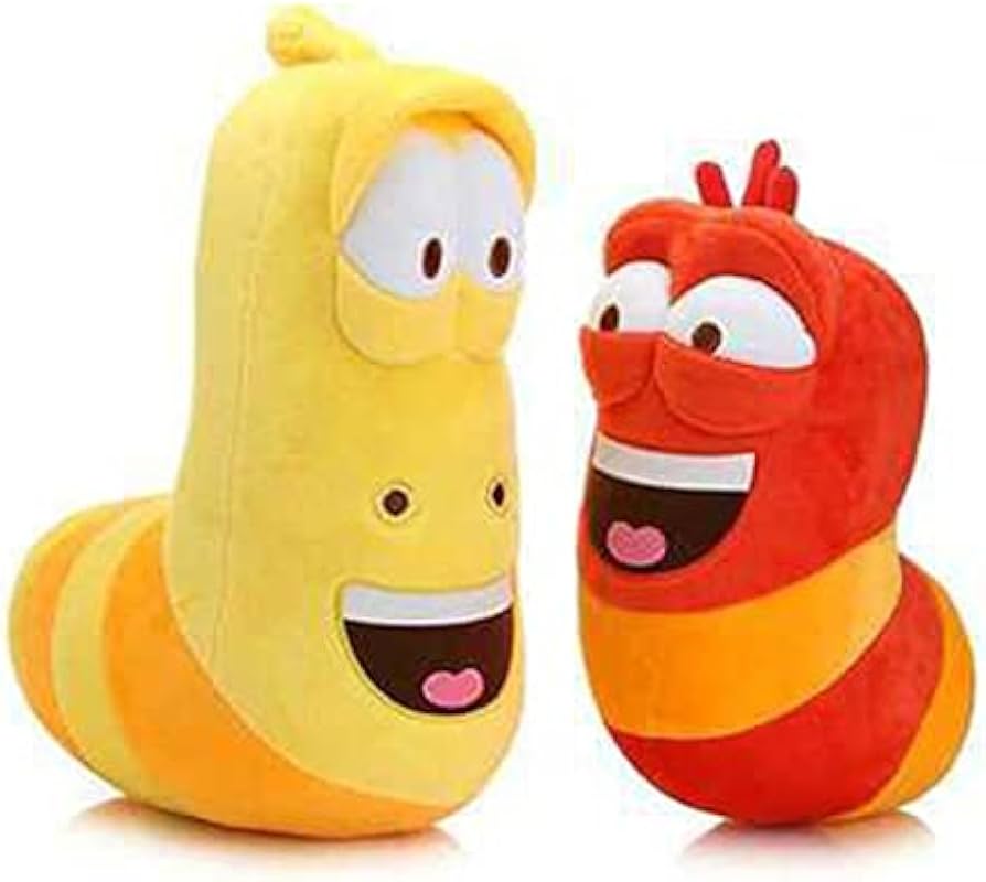 Amazon.co.jp: larva爆笑ムシムシぬいぐるみ小サイズ寝抱き枕可愛い