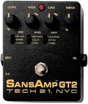 Amazon | TECH 21 GT2 サンズアンプ SansAmpギター用アナログアンプ