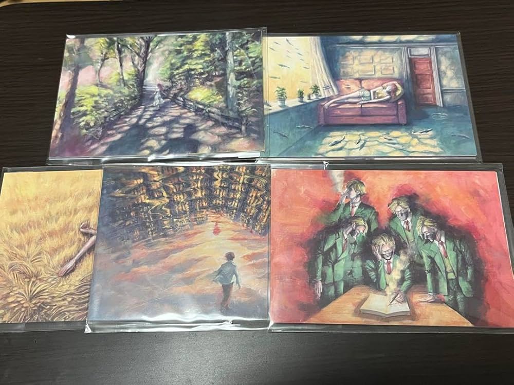 Amazon | ヨルシカ 幻燈展 ポストカードセット全種 | ポストカード