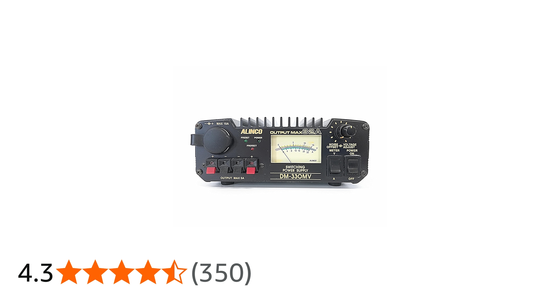Amazon | ALINCO 直流安定化電源 スイッチング式 32A DM-330MV