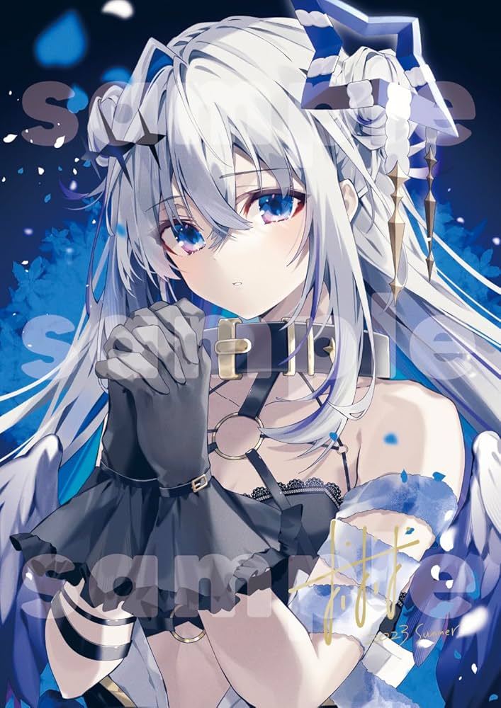 Amazon.co.jp: おしおしお 箔押し複製サイン入り 天音 かなた アクリル