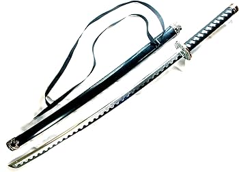 Amazon.co.jp: 【さくら造形 CP414A102P】樹脂製 日本刀メッキ＋黒鞘