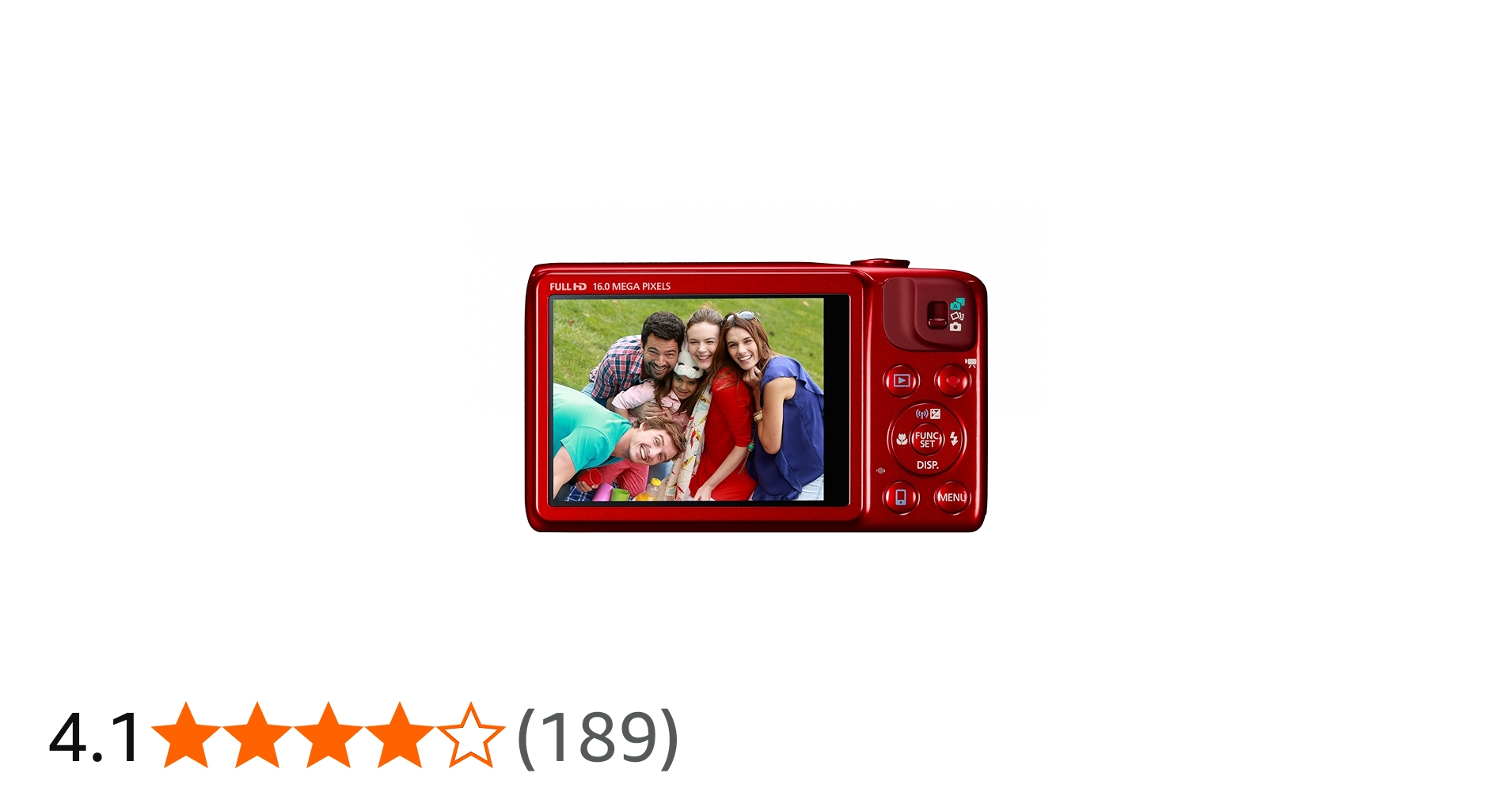 Amazon Canada: Canon PowerShot SX600 HS 16MP Digital Camera (Red)