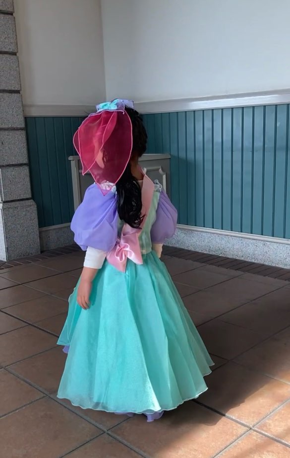 3歳児】ビビディ・バビディ・ブティック初体験レポ！ドレスのサイズ感