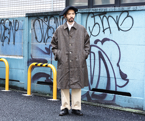 金曜から予約受付開始.ANATOMICA Reversible SINGLE RAGLAN COAT