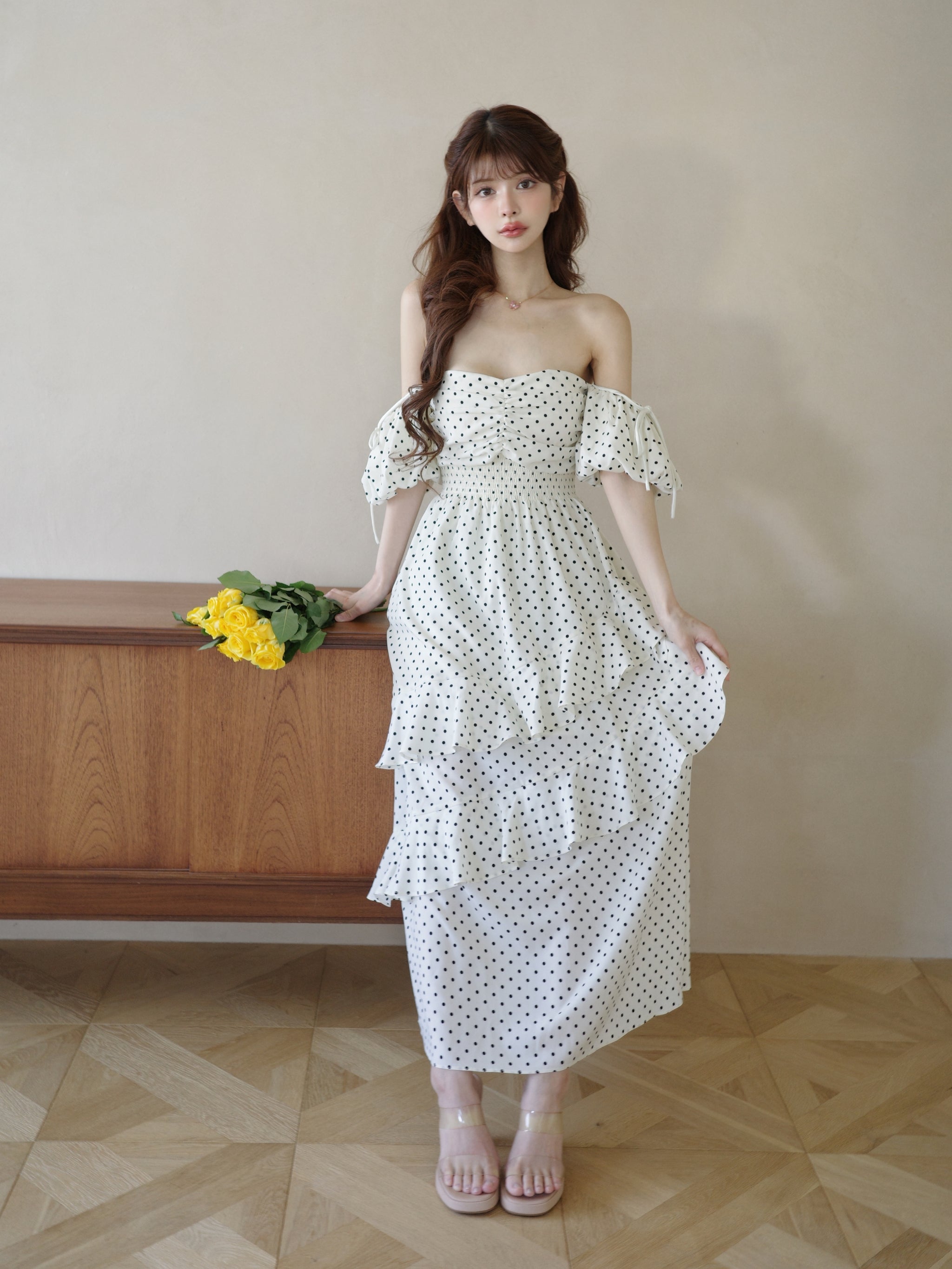 ビジューバックカットワイドデニム – Randy