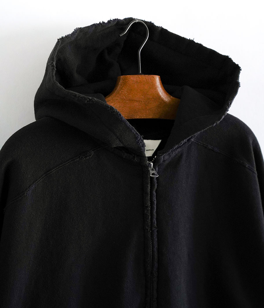 ANCELLM ZIPUP HOODIE [BLACK] - Fresh Service NECESSARY or