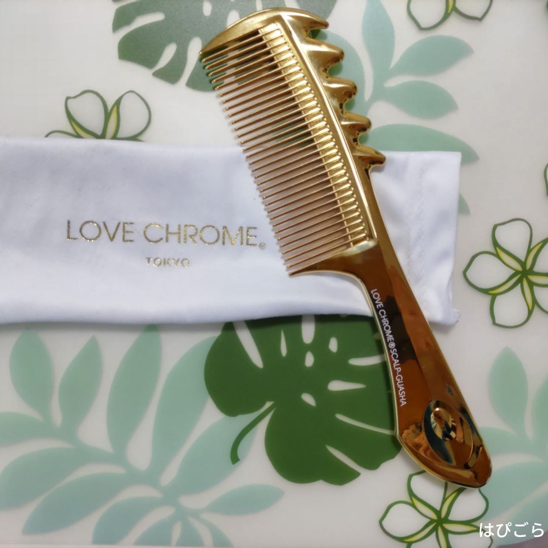公式】 ラブクロム ヘアコーム (R)K24GPスカルプカッサ ゴールド くし