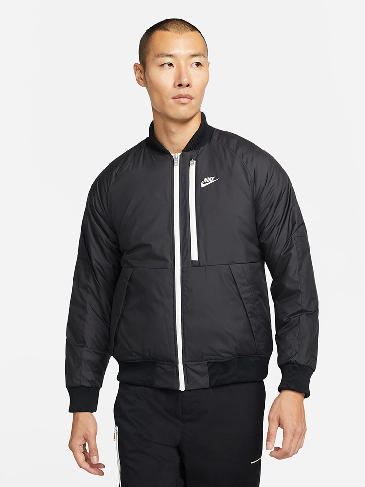 NIKE (ナイキ) リバーシブル フルジップ 中綿 ボンバージャケット NSW