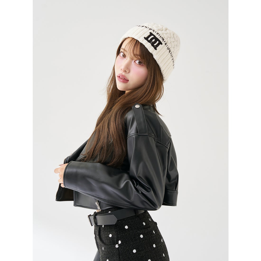 ダーリッチ Darich DDロゴバスケットニットビーニー （ホワイト