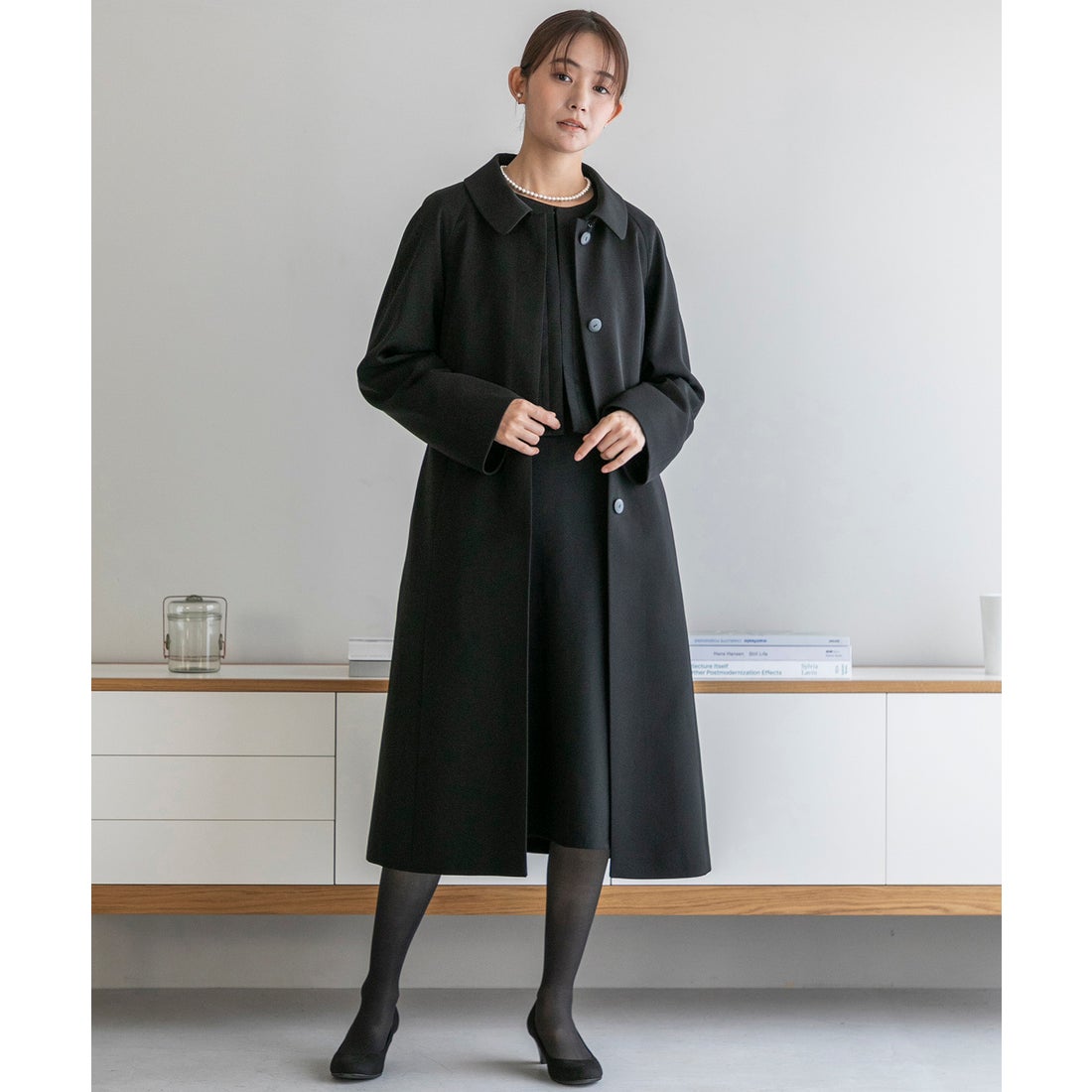 フォルムフォルマ form forma 【喪服】ブラックフォーマルコート