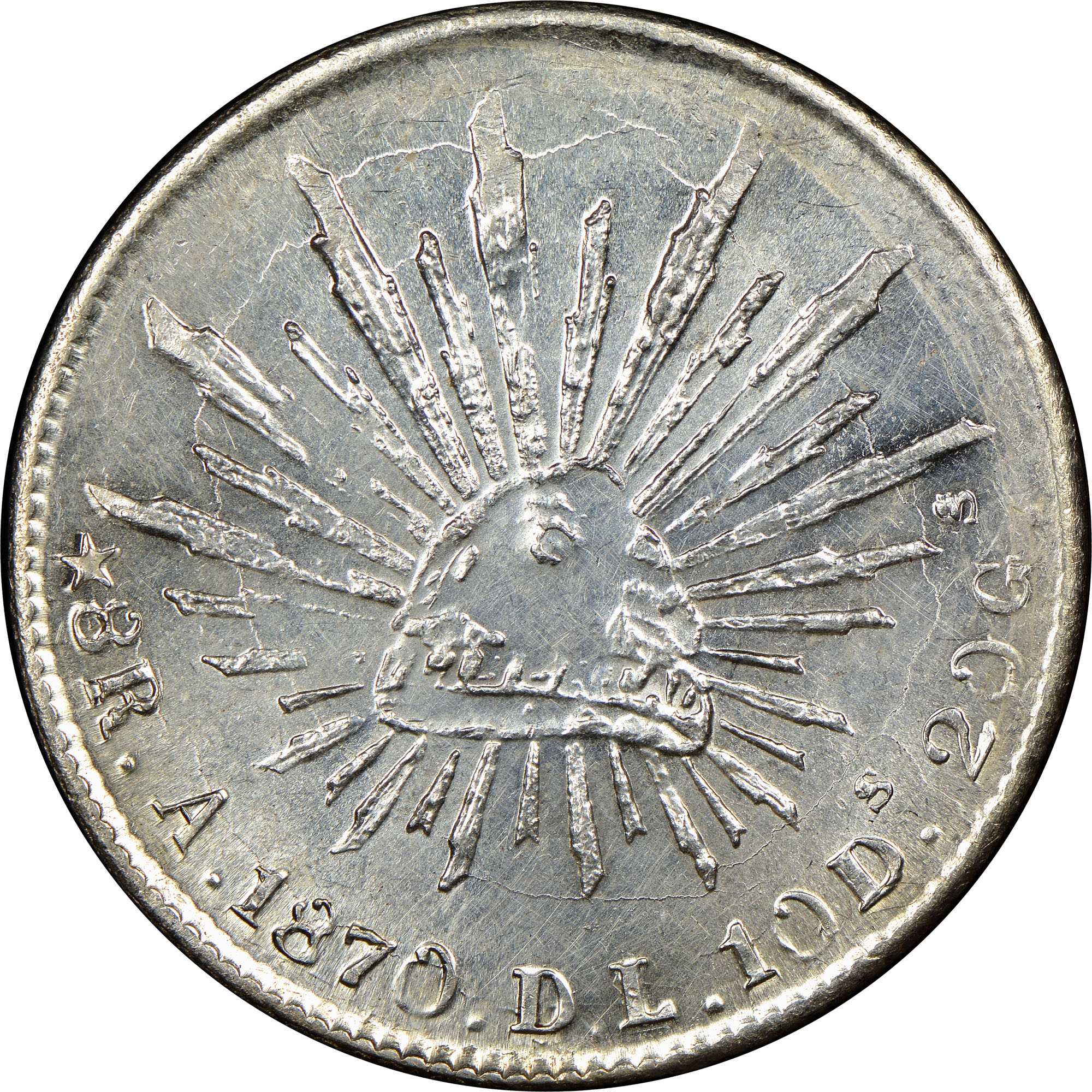 Mexico FIRST REPUBLIC 8 Reales KM 377 Prices & Values | NGC