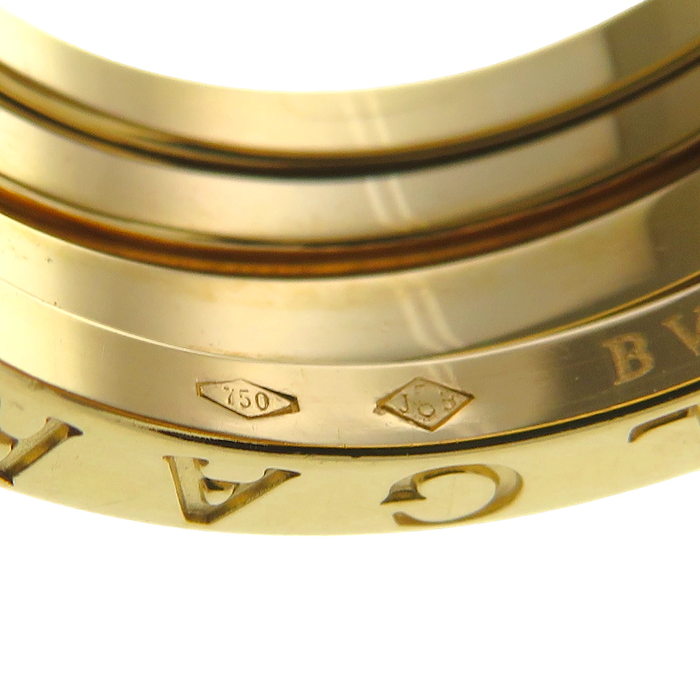 13号【BVLGARI/ブルガリ】 リング・指輪 B-ZERO1/ビーゼロワン 2バンド