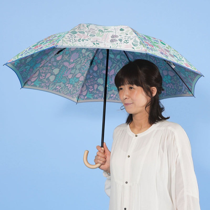 かわいい日傘にもなるレディース折りたたみ傘！晴雨兼用雨傘8本骨55cm