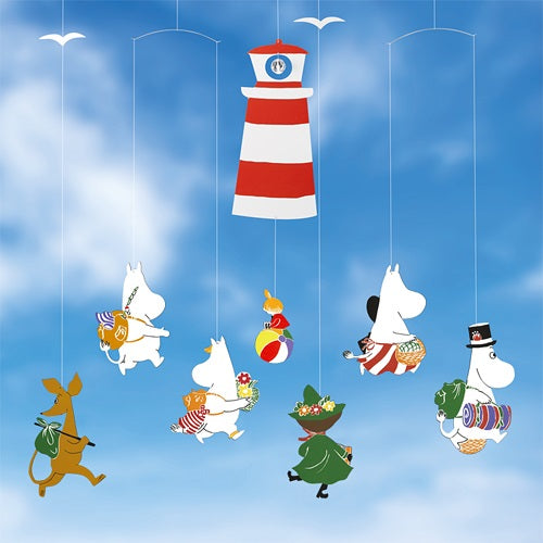 Moomin Mobile picnic マルチカラー 約W550×H500mm - YAMAGIWA OnlineStore