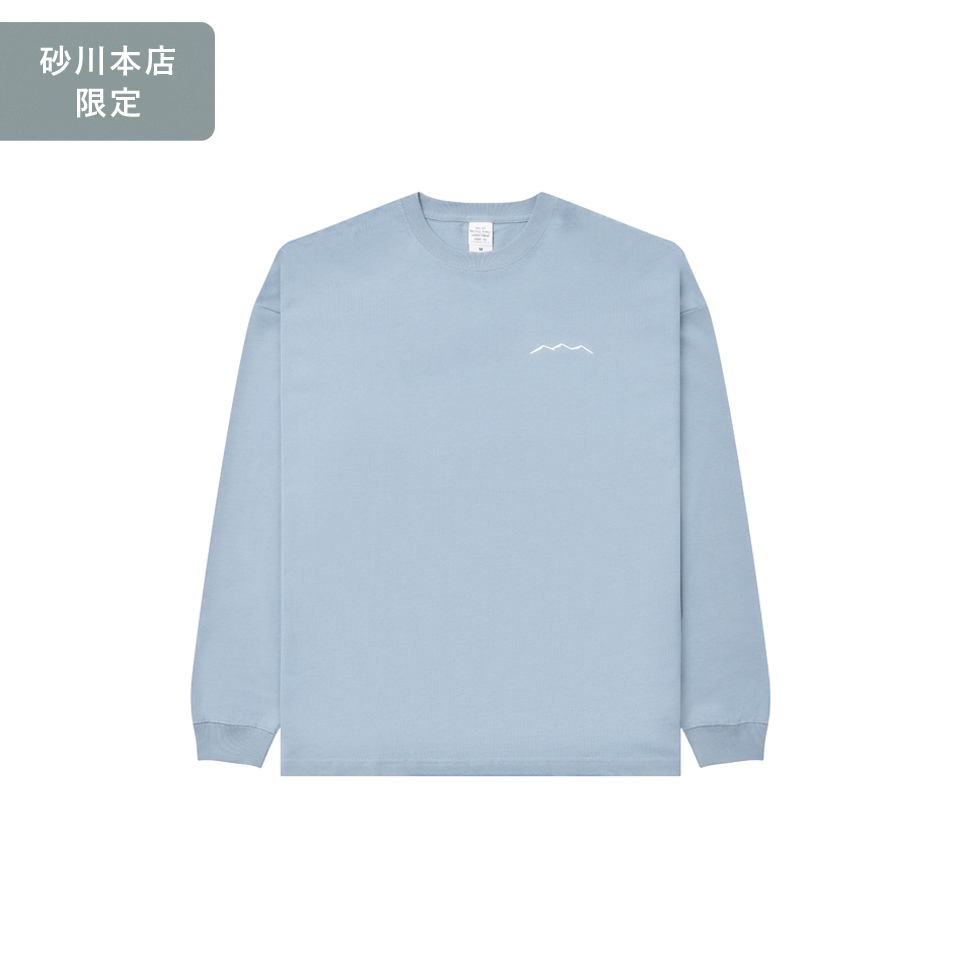 みんなの工場オリジナルロングスリーブTシャツ ブルーグレー | SHIRO