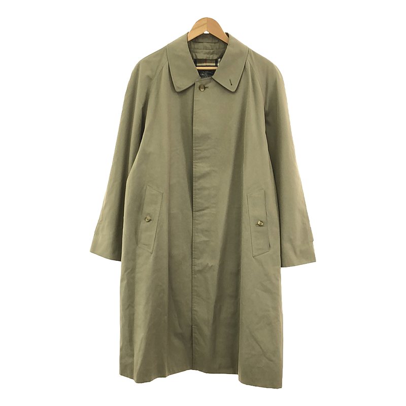 80s ヴィンテージ 裏地ノバチェック ステンカラーコート | ブランド