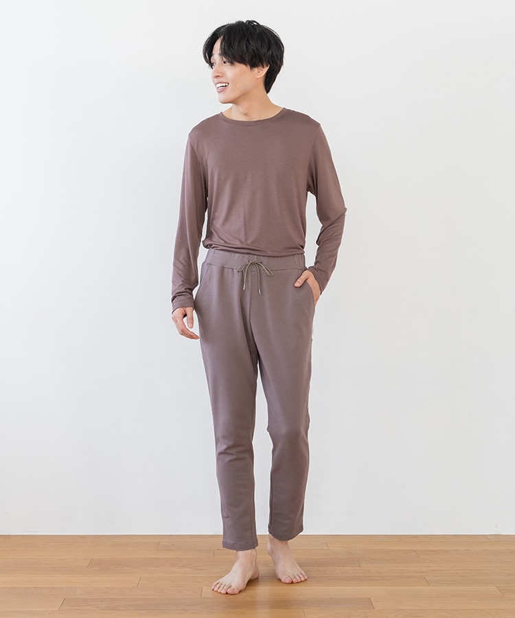 SUKALA HOME】リラックス メンズジョガーパンツ(M・Lサイズ ブラウン