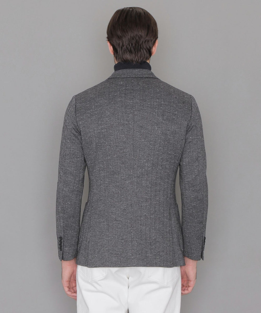 WEB・一部店舗限定】【FLEX JERSEY】ヘリンボーンジャケット