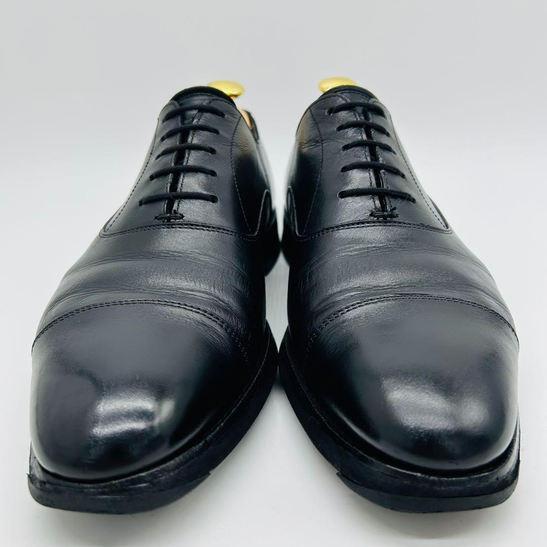 ユニオンインペリアル ストレートチップ 25.5cm ブラック 内羽根 革靴