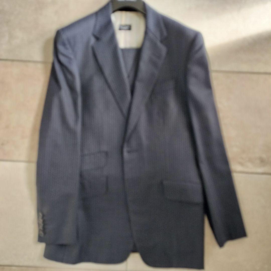 Paul Smith ネイビー ストライプ 3ピース2Bスーツｌ総裏 オルタネイトストライプ シングル2Bスーツ（ネイビー） ｜ポール・スミス